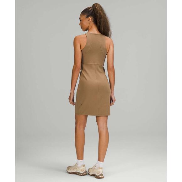 Lululemon Slim-Fit Above-Knee Dress Artifact Built in Bra Women’s Dress 10 - Picture 2 of 10